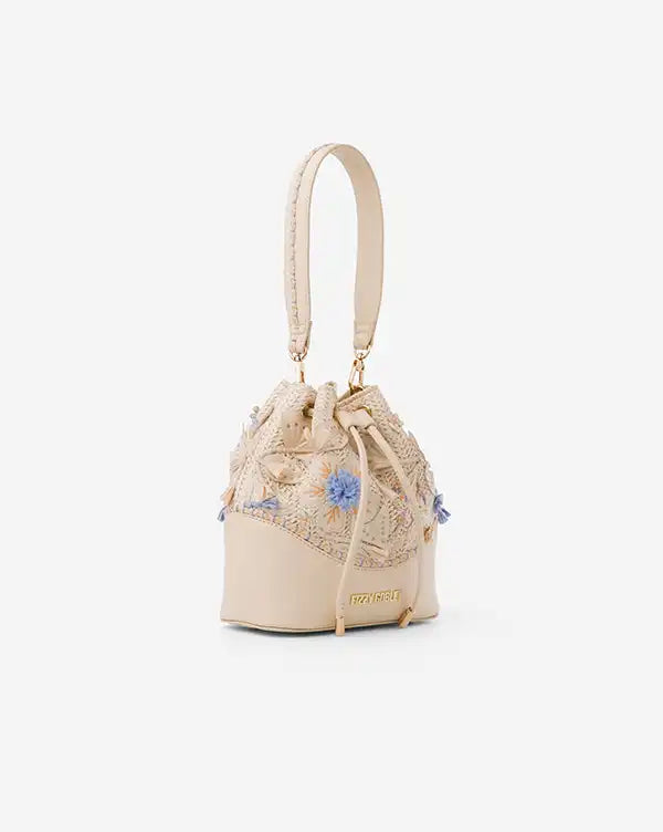 Sugar Coated : Bucket Bag - Handcrafted -Fizzy Goblet