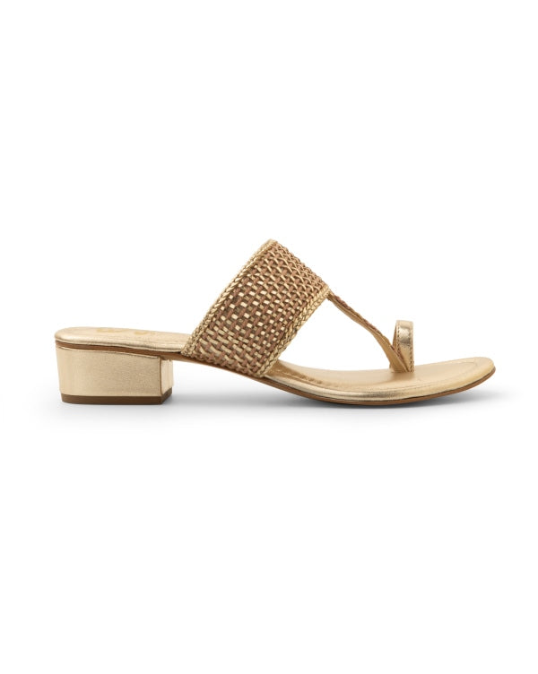 The Champagne Call : Block Heels