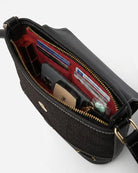 Tweed Dreams : Shoulder Bag - Fizzy Goblet - Handcrafted - Black