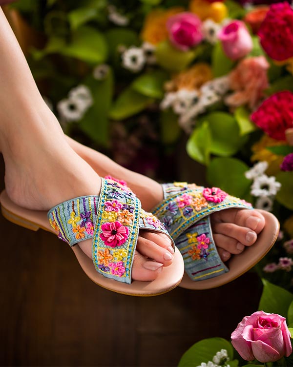 Born mai sales floral sandal