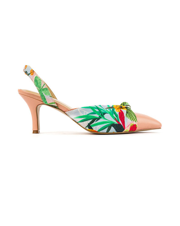 Salsa : Mule Heels - Nude