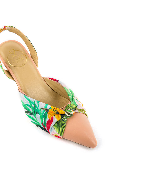 Salsa : Mule Heels - Nude