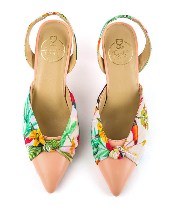 Nude mule sandals cheap