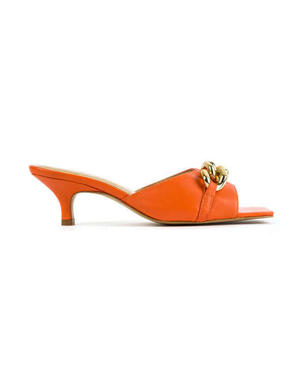 Cha Cha Cha : Kitten Heels - Orange