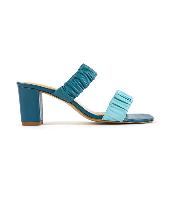 Flamenco : Block Heels - Ombre Blue