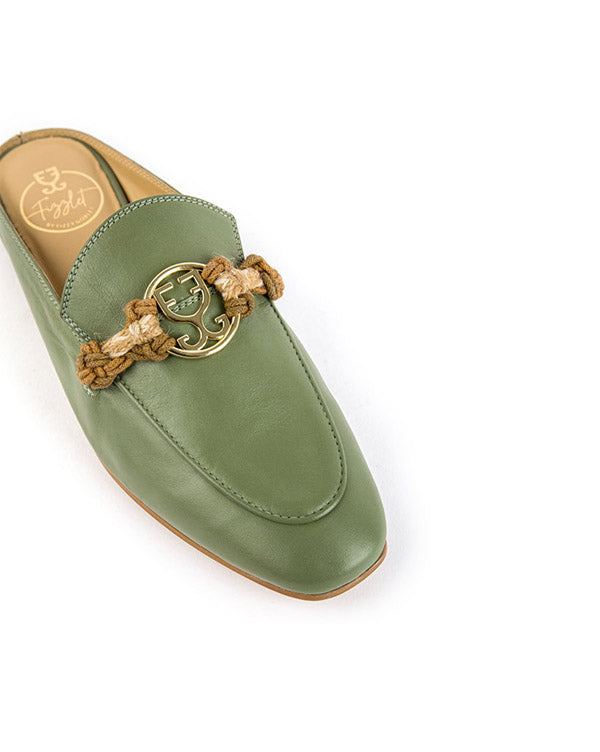 Kabuki : Logo Loafers - Olive