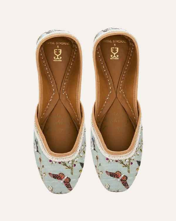Titli's Flight : Juttis - Payal Singhal X Fizzy Goblet - Sea Green Juttis - Fizzy Goblet