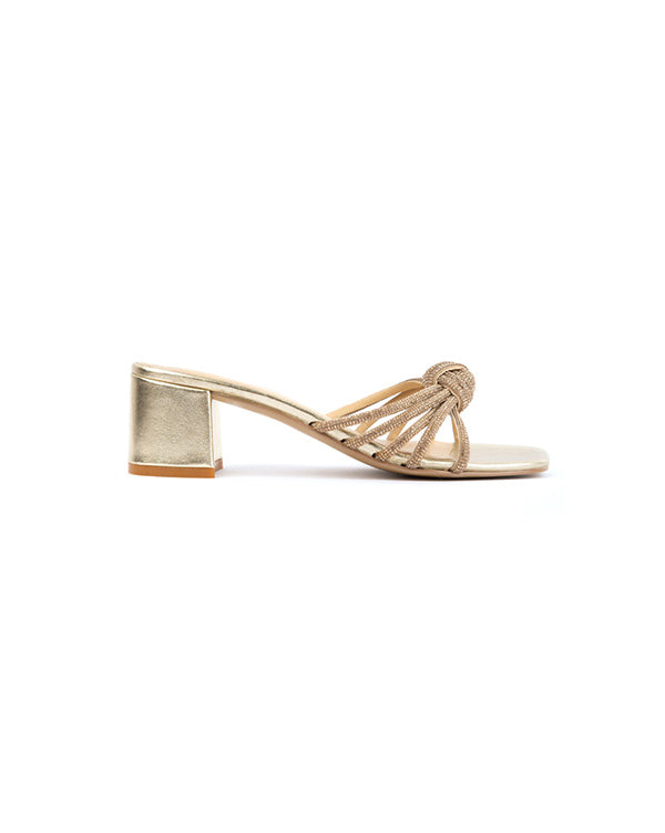 Mambo : Knot Heels - Golden